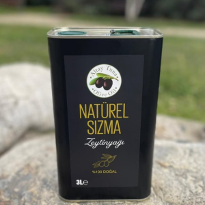 3 L Naturel Sızma Zeytinyağı – Teneke Ambalaj
